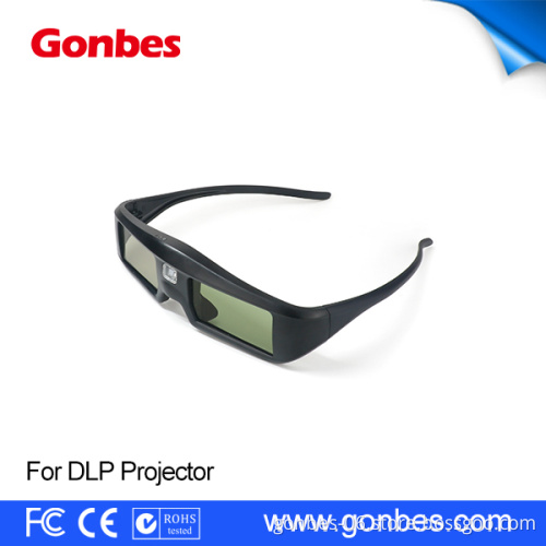 USB Charge Cheap 70 hours working time 3D active glasses for DLP Link Projectors